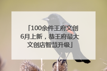 100余件王府文创6月上新，恭王府最大文创店智慧升级